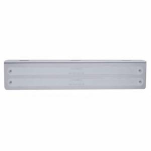 UNITED PACIFIC - 20793 - SOPORTE DE LUZ DE ACERO INOXIDABLE DE 12-3/4" CON 2 BARRAS DE LUCES DE 14 LED DE 12" - LED ROJO/LENTE CROMADA