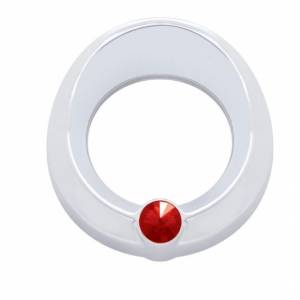 UNITED PACIFIC - 20820 - BISEL UNIVERSAL DE CALIBRE PEQUEÑO CON VISERA - CRISTAL ROJO