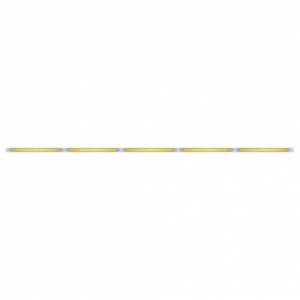 UNITED PACIFIC - 20944 - SOPORTE DE LUZ DE ACERO INOXIDABLE DE 94" CON 5X 23 SMD LED BARRAS DE LUCES Y BISELES DE 17-1/4" - LED ÁMBAR/LENTE ÁMBAR
