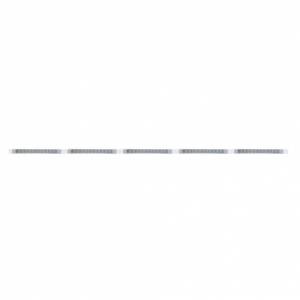 UNITED PACIFIC - 20955 - SOPORTE DE LUZ DE ACERO INOXIDABLE DE 94" CON 5 BARRAS DE LUCES Y BISELES DE 11 LED DE 17" - LED ROJO/LENTE TRANSPARENTE
