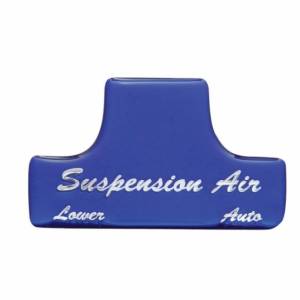 UNITED PACIFIC - 21026-1B - SÓLO ETIQUETA DE PROTECCIÓN DEL INTERRUPTOR DE AIRE DE SUSPENSIÓN - AZUL (A GRANEL)