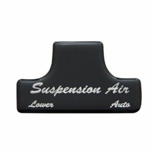UNITED PACIFIC - 21026-1K - SÓLO ETIQUETA PROTECTORA DEL INTERRUPTOR DE AIRE DE SUSPENSIÓN - NEGRO