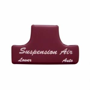 UNITED PACIFIC - 21026-1R - SÓLO ETIQUETA PROTECTORA DEL INTERRUPTOR DE AIRE DE SUSPENSIÓN - ROJO