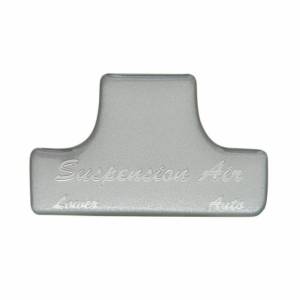 UNITED PACIFIC - 21026-1S - SÓLO ETIQUETA PROTECTORA DEL INTERRUPTOR DE AIRE DE SUSPENSIÓN - PLATA