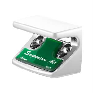 UNITED PACIFIC - UNITED PACIFIC - 21027 - PROTECCIÓN DEL INTERRUPTOR DE AIRE DE SUSPENSIÓN DE PLÁSTICO CROMADO CON ETIQUETA BRILLANTE PARA FREIGHTLINER 1990-2010 CLASSIC-GREEN - Image 4