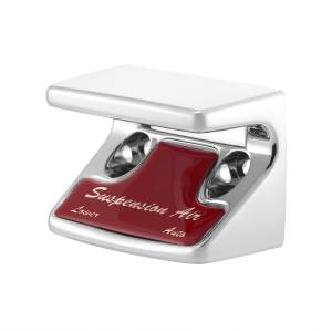 UNITED PACIFIC - UNITED PACIFIC - 21030 - PROTECCIÓN DEL INTERRUPTOR DE AIRE DE SUSPENSIÓN DE PLÁSTICO CROMADO CON ETIQUETA BRILLANTE PARA FREIGHTLINER 1990-2010 CLASSIC-ROJO - Image 5