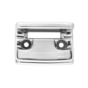 UNITED PACIFIC - 21031 - PROTECCIÓN DEL INTERRUPTOR DE AIRE DE SUSPENSIÓN DE PLÁSTICO CROMADO CON ETIQUETA BRILLANTE PARA FREIGHTLINER CLASSIC-SILVER 1990-2010