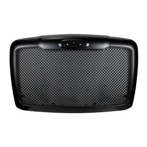 UNITED PACIFIC - UNITED PACIFIC - 21052 - REJILLA DE MALLA NEGRA CON PANTALLA DE ERRORES Y SOPORTE DE LOGO FABRICADO PARA FREIGHTLINER CASCADIA 2008-2017 - Image 2