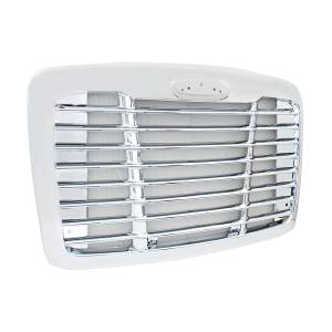 UNITED PACIFIC - 21140 - PARRILLA CROMADA CON MOSQUITERA CROMADA PARA FREIGHTLINER CASCADIA 2008-2017