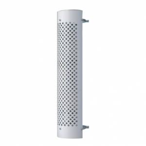 UNITED PACIFIC - 21234 - PROTECCIÓN DEL SILENCIADOR DE ESCAPE DE INOXIDABLE DE 48" DE ALTO Y 180 GRADOS PARA ESCAPE DE 6" DE DIÁMETRO - RANURA REDONDA