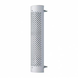 UNITED PACIFIC - 21235 - PROTECCIÓN DEL SILENCIADOR DE ESCAPE DE INOXIDABLE DE 48" DE ALTO Y 180 GRADOS PARA ESCAPE DE 7" DE DIÁMETRO - RANURA REDONDA
