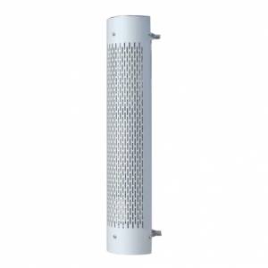 UNITED PACIFIC - 21240 - PROTECCIÓN DEL SILENCIADOR DE ESCAPE DE INOXIDABLE DE 48" DE ALTO Y 180 GRADOS PARA ESCAPE DE 7" DE DIÁMETRO - RANURA VERTICAL