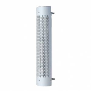 UNITED PACIFIC - 21241 - PROTECCIÓN DEL SILENCIADOR DE ESCAPE DE INOXIDABLE DE 48" DE ALTO Y 180 GRADOS PARA ESCAPE DE 8" DE DIÁMETRO - RANURA VERTICAL