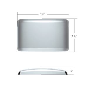 UNITED PACIFIC - UNITED PACIFIC - 21305 - TAPA DE BOCINA DE INOXIDABLE DE 4 5/8" X 7 3/8" - Image 6