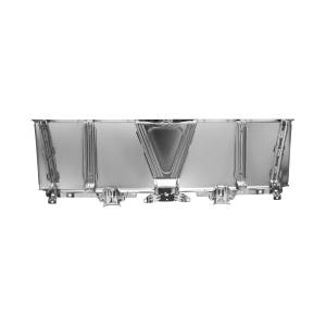 UNITED PACIFIC - UNITED PACIFIC - 21625 - CONJUNTO DE PANEL FRONTAL DE ACERO CROMADO PARA ISUZU NPR 2008-2024 (ELF 400/500/600) - Image 3