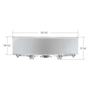 UNITED PACIFIC - UNITED PACIFIC - 21625 - CONJUNTO DE PANEL FRONTAL DE ACERO CROMADO PARA ISUZU NPR 2008-2024 (ELF 400/500/600) - Image 6