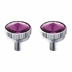 UNITED PACIFIC - 21769 - PERNO DE MONTAJE CB DE 6MM CON CRISTAL MORADO (PACK DE 2)