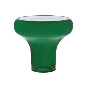 UNITED PACIFIC - UNITED PACIFIC - 22970 - PERILLA DE VÁLVULA DE AIRE DE ALUMINIO DE LUJO CON PLACA DE REMOLQUE DE ACERO INOXIDABLE - VERDE ESMERALDA - Image 2