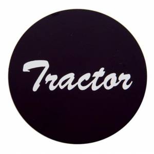 UNITED PACIFIC - 23010-2K - SÓLO ETIQUETA DE PERILLA DE VÁLVULA DE AIRE DE ALUMINIO PARA TRACTOR - NEGRO