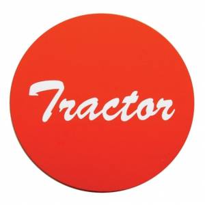 UNITED PACIFIC - 23010-2R - SÓLO ETIQUETA DE PERILLA DE VÁLVULA DE AIRE DE ALUMINIO PARA TRACTOR - ROJO