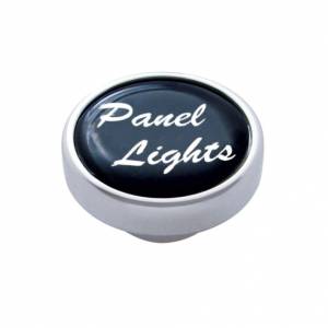 UNITED PACIFIC - 23215 - PANEL DE LUCES PERILLA DEL TABLERO - ETIQUETA NEGRA BRILLANTE