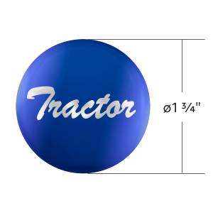 UNITED PACIFIC - UNITED PACIFIC - 23222-1B - PEGATINA DE COLOR CARAMELO PARA LA PERILLA DE LA VÁLVULA DE AIRE BRILLANTE DEL TRACTOR - AZUL ÍNDIGO - Image 3