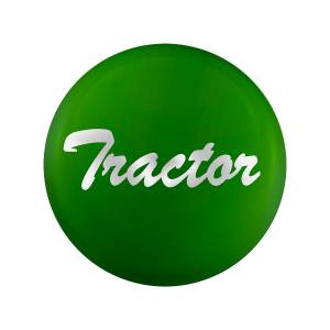 UNITED PACIFIC - 23222-1G - PEGATINA DE COLOR CARAMELO PARA LA PERILLA DE LA VÁLVULA DE AIRE BRILLANTE DEL TRACTOR - VERDE ESMERALDA
