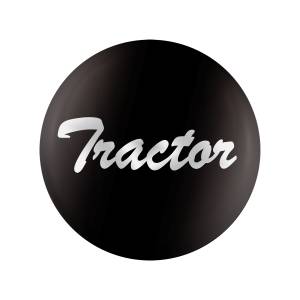 UNITED PACIFIC - 23222-1K - PEGATINA DE COLOR CARAMELO PARA LA PERILLA DE LA VÁLVULA DE AIRE BRILLANTE DEL TRACTOR - NEGRO BRILLANTE