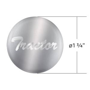 UNITED PACIFIC - UNITED PACIFIC - 23222-1S - PEGATINA DE COLOR CARAMELO PARA LA PERILLA DE LA VÁLVULA DE AIRE BRILLANTE DEL TRACTOR - PLATA LÍQUIDA - Image 3