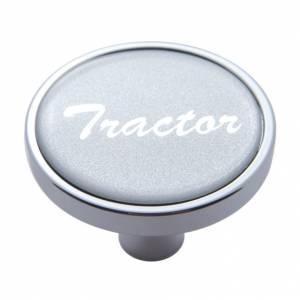 UNITED PACIFIC - 23293 - POMO DE LA VÁLVULA DE AIRE CORTA DEL TRACTOR - PEGATINA PLATA BRILLANTE