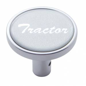 UNITED PACIFIC - 23339 - POMO DE LA VÁLVULA DE AIRE LARGA DEL TRACTOR - PEGATINA PLATA BRILLANTE