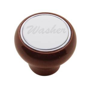 UNITED PACIFIC - 23379 - POMO TABLERO DELUXE DE MADERA PARA ARANDELA - PLACA INOXIDABLE