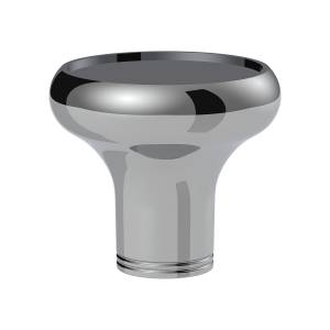 UNITED PACIFIC - 23496 - PERILLA DE CAMBIO REDONDA DE ALUMINIO CON ROSCA 1/2"-13 - CROMADA
