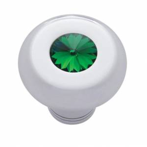 UNITED PACIFIC - 23585 - TIRADOR DE SALPICADERO DELUXE PEQUEÑO CON CRISTAL VERDE