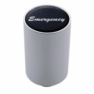 UNITED PACIFIC - 23736 - PERILLA DE VÁLVULA DE AIRE DE EMERGENCIA DE 3" - PEGATINA NEGRA BRILLANTE
