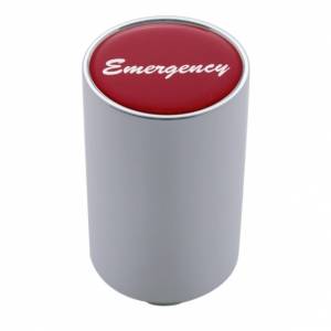 UNITED PACIFIC - 23740 - PERILLA DE VÁLVULA DE AIRE DE EMERGENCIA DE 3" - PEGATINA ROJA BRILLANTE