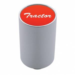 UNITED PACIFIC - 23746 - PERILLA DE LA VÁLVULA DE AIRE DE 3" PARA TRACTOR - PEGATINA DE ALUMINIO ROJA