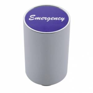 UNITED PACIFIC - 23757 - PERILLA DE VÁLVULA DE AIRE DE EMERGENCIA DE 3" - PEGATINA DE ALUMINIO PÚRPURA