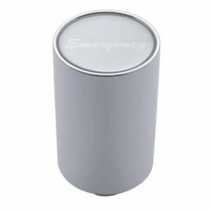 UNITED PACIFIC - 23759 - PERILLA DE VÁLVULA DE AIRE DE EMERGENCIA DE 3" - PEGATINA DE ALUMINIO PLATA