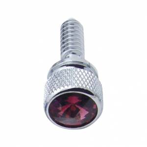 UNITED PACIFIC - 23805 - TORNILLO DE CABEZA MOLETADA DE 1/4"-20 PARA PETERBILT - CRISTAL PÚRPURA (PAQUETE DE 14)