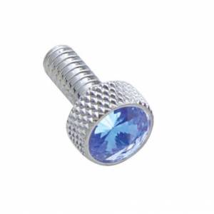 UNITED PACIFIC - 23832 - TORNILLO DASH PEQUEÑO CON CRISTAL AZUL PARA PETERBILT (PACK DE 2)
