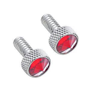 UNITED PACIFIC - UNITED PACIFIC - 23836 - TORNILLO DASH PEQUEÑO CON CRISTAL ROJO PARA PETERBILT (PACK DE 2) - Image 2