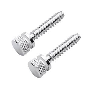 UNITED PACIFIC - 23837P - TORNILLO DE TABLERO CORTO CROMADO PARA FREIGHTLINER (PACK DE 2)