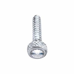 UNITED PACIFIC - 23840 - TORNILLO DE TABLERO CORTO CROMADO PARA FREIGHTLINER CON CRISTAL TRANSPARENTE (PACK DE 2)