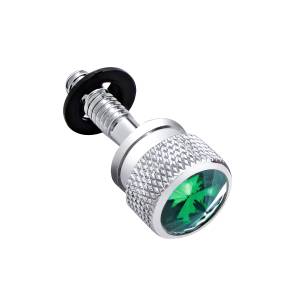UNITED PACIFIC - 23850 - TORNILLO DE SALPICADERO CON CRISTAL VERDE PARA PETERBILT (2001-2005)(PACK DE 6)