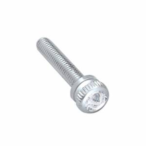 UNITED PACIFIC - 23867 - TORNILLO TABLERO M5-0.8 CON CRISTAL DE COLOR PARA KENWORTH - CRISTAL TRANSPARENTE (PAQUETE DE 6)