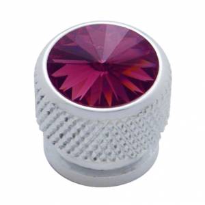 UNITED PACIFIC - 23911 - CABEZA DE TORNILLO CROMADA CON CRISTAL MORADO (TARJETA DE 4)