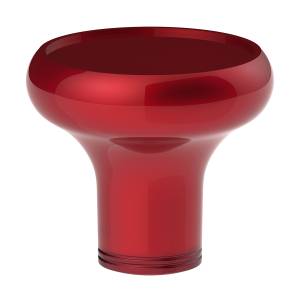 UNITED PACIFIC - UNITED PACIFIC - 23938 - PERILLA DE VÁLVULA DE AIRE DE ALUMINIO DE LUJO CON PEGATINA DE REMOLQUE BRILLANTE MULTICOLOR - ROJO CANDY - Image 2
