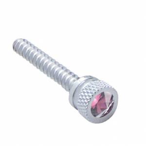 UNITED PACIFIC - 24055 - TORNILLO DE SALPICADERO LARGO CROMADO CON CRISTAL MORADO PARA FREIGHTLINER (PACK DE 2)