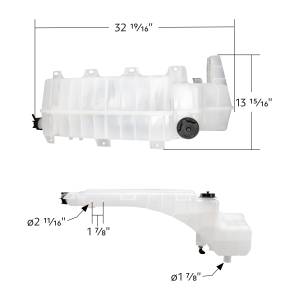 UNITED PACIFIC - 26003 - DEPÓSITO DE REFRIGERANTE PRESURIZADO Y SENSOR DE NIVEL DE REFRIGERANTE PARA VOLVO VNL/VNM 2008-2017